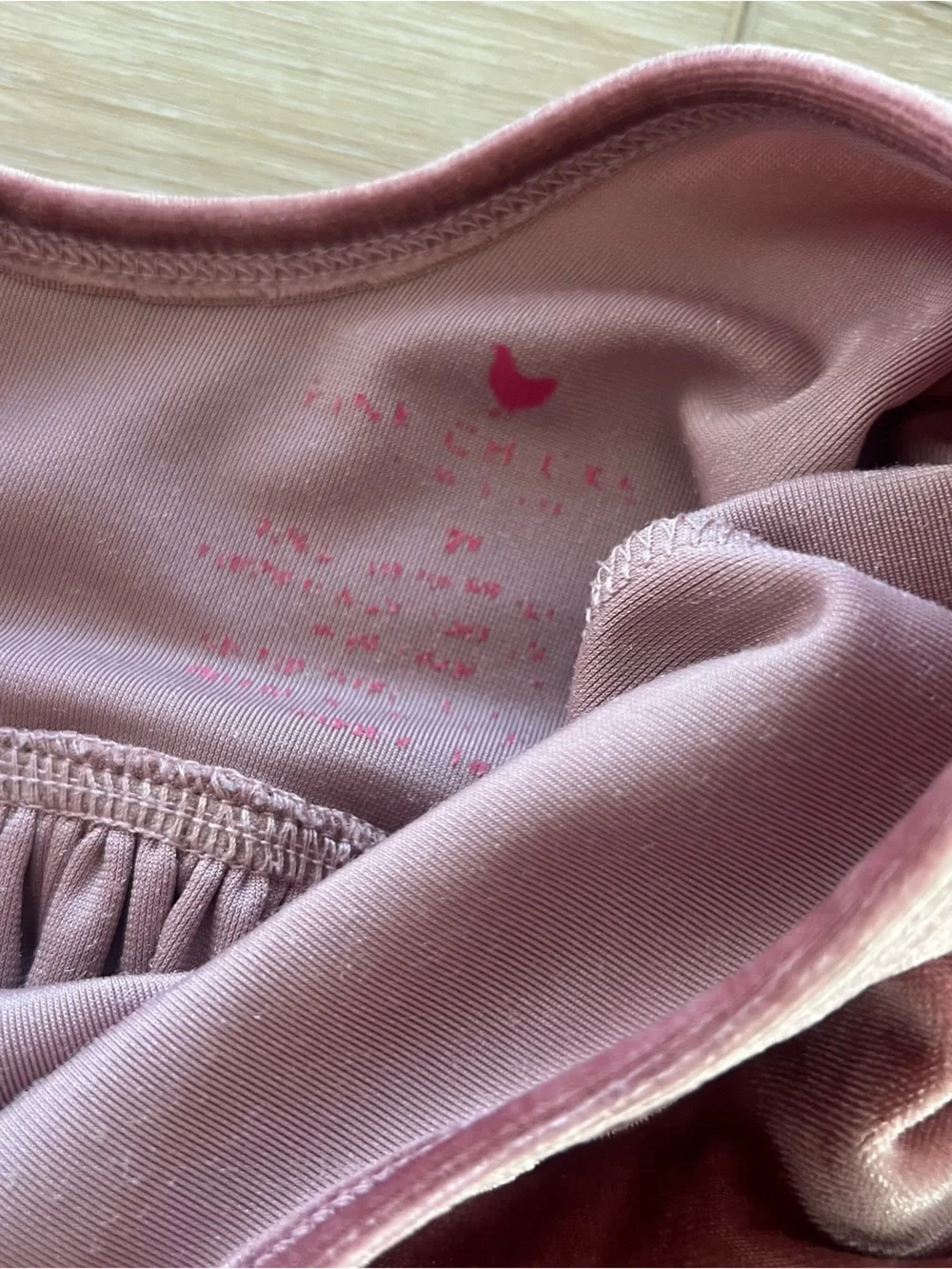 Pink Chicken New York velvet dress + leggings set